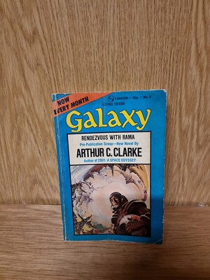 Galaxy SF Digest-September, 1973-Rendezvous with Rama by Arthur C. Clarke (12c)