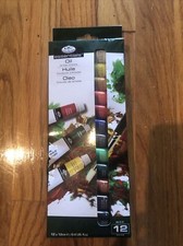 Royal Langnickel essentials 12 OIL ARTIST COLORS PAINT  RICH COLORS Oil Based