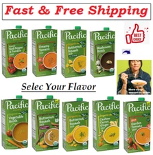 Pacific Foods Organic Roasted Red Pepper and Tomato Soup,(Select Flavor)