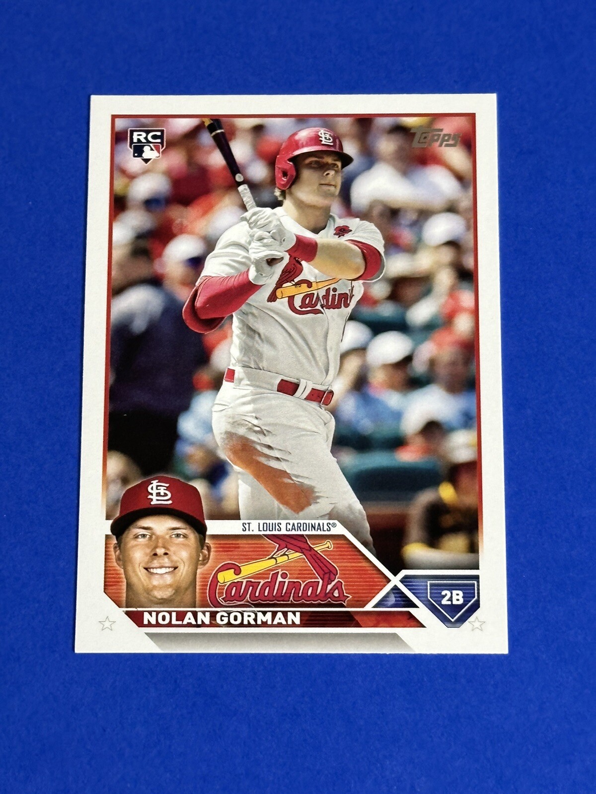 2023 Topps Series 1 Nolan Gorman Rookie #16 St. Louis Cardinals RC (F)