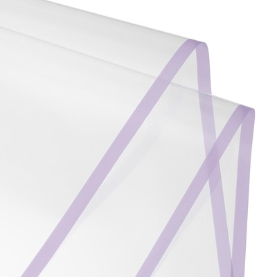 10 Stück Blumen Geschenkpapier Lila Wasserdicht Geschenkpapier 23x23''