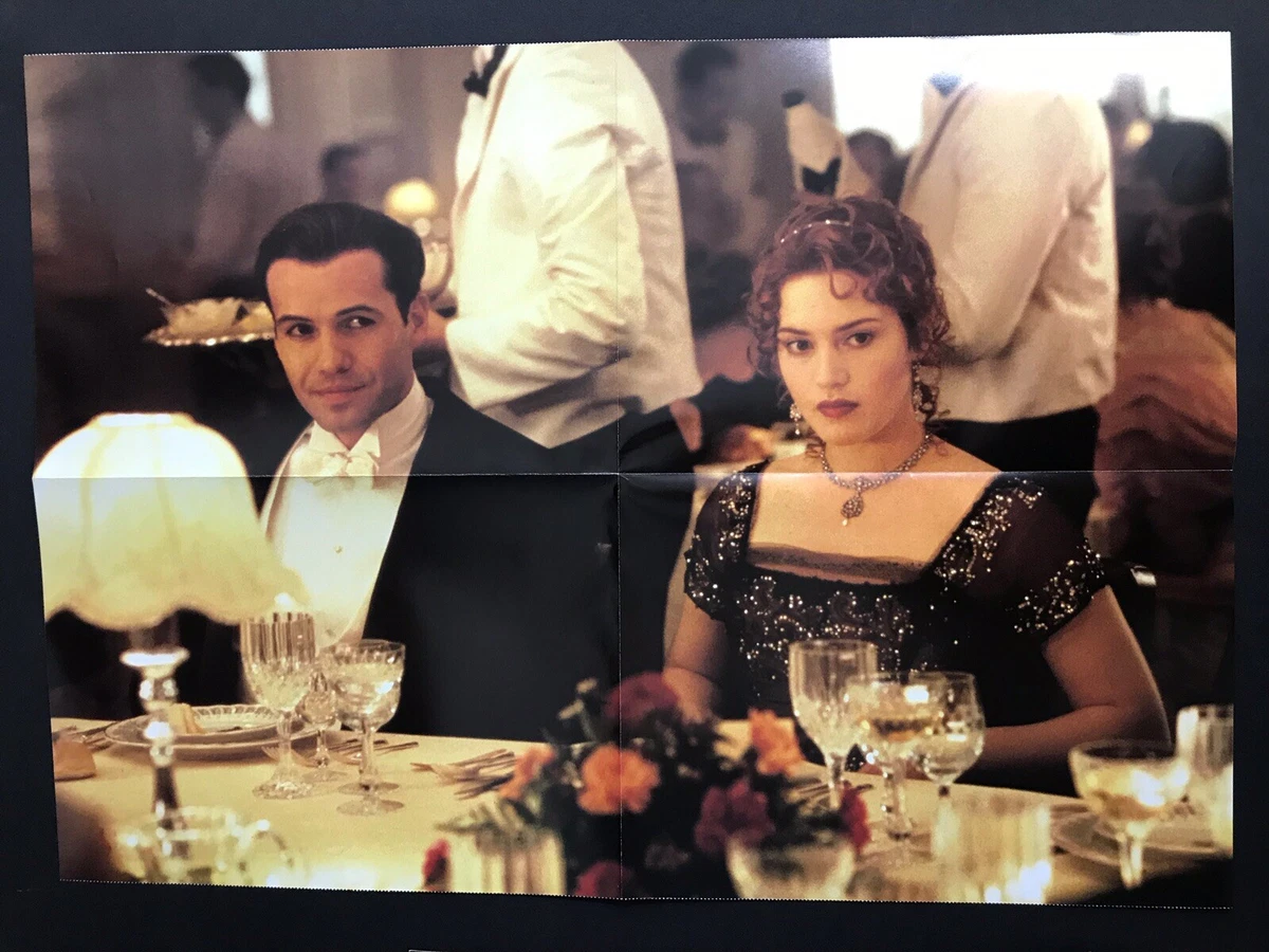 Rose & Cal At Dinner Large Titanic Movie Poster 18.5x26 Kate Winslet Billy Zane | eBay