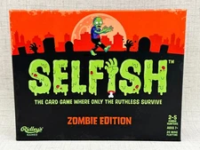 Selfish Zombie Edition Card Game Ridley’s Games, 2018 OPEN BOX/SEALED CARDS EUC