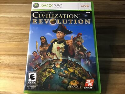 Sid Meier's Civilization Revolution Xbox 360 Used Good Condition Manual Works