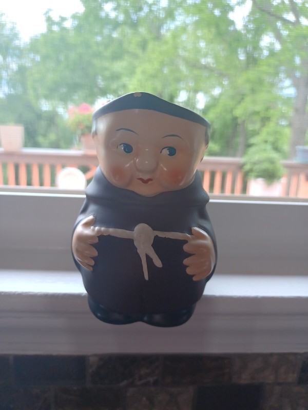 Goebel Friar Tuck Creamer  Vintage West Germany Monk Pitcher 1950s 