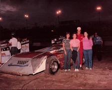 Jax Raceways Track '80s Photo O'Neal Hobby Stock Car Racing Jacksonville  *P62b