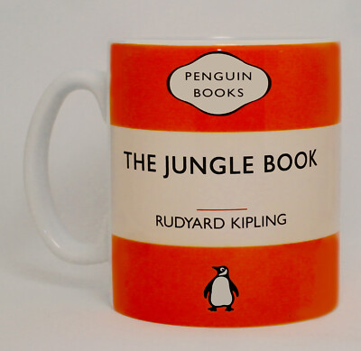 Das Dschungelbuch Rudyard Kipling Buchumschlag Becher kann personalisieren tolles Tasse Geschenk