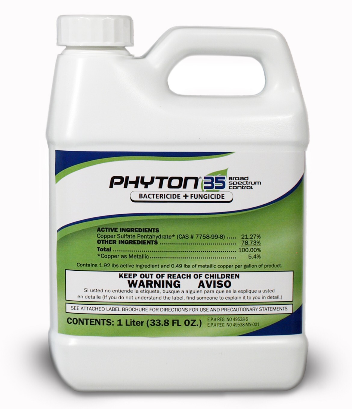 Phyton 35 Bactericide/Fungicide 1 Liter Jug by Phyton Corporation | eBay