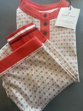 Hearth And Hand By Magnolia Girls 6 Pajama Set Thermal Henley Top And Bottoms