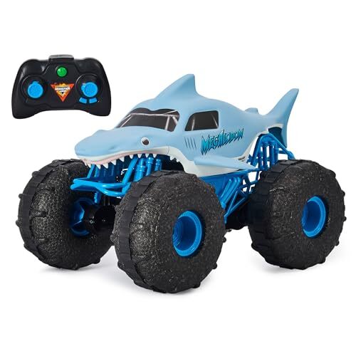 , Monster Truck Oficial Megalodon Storm Todo Terreno Control Remoto para Niños...