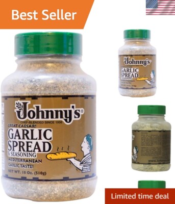Unique 18 Oz Garlic Spread & Parmesan Cheese Blend   Perfect for Dish Revival