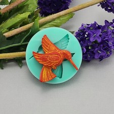 Hummingbird Flexible Silicone Mold for Crafts,Jewelry,Resin,Polymer Clay.