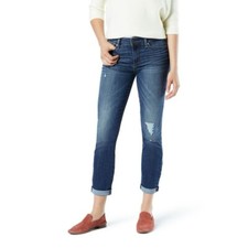 Signature by Levi Strauss  Co. Women's Modern Slim Cuffed Jean size 6 / w 28