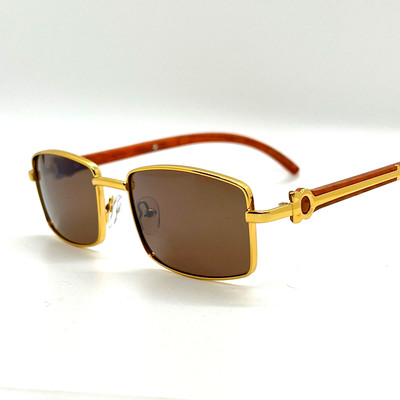 Gafas Desol Lentes Para Humbres Nuevo Modelo Sunglasses Dark Brown Black Lens