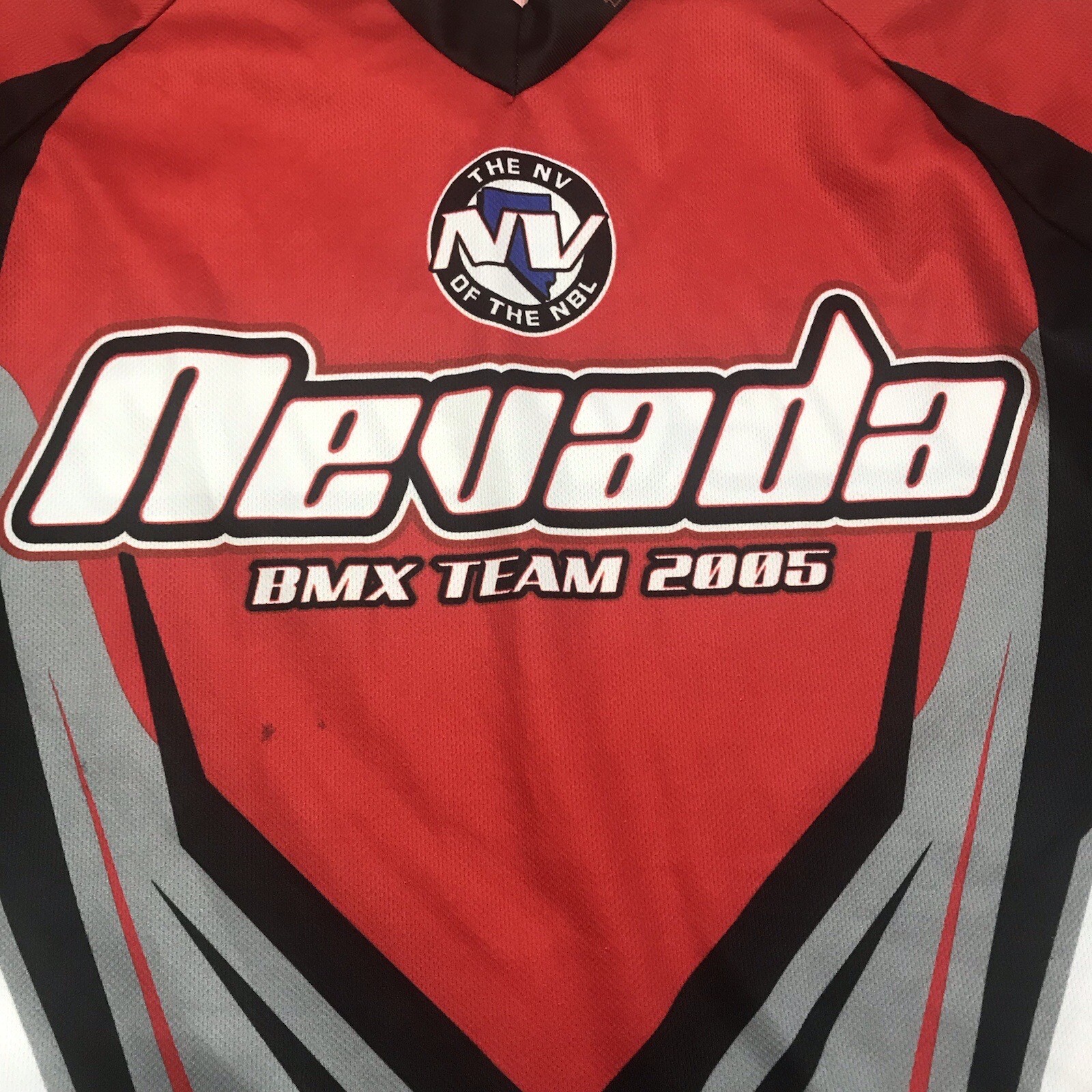 Hot Shoppe Designs BMX Cycling Jersey Mens Size Small Nevada 2005