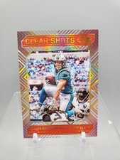 2020 Panini Illusions Football Clear Shots Christian McCaffrey Orange Insert