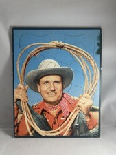 Vintage Whitman GENE AUTRY Frame Tray Puzzle 11 x14