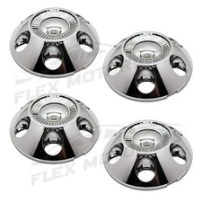 Set Of 4 Chrome Center Hub Caps For 2008 Ford F-150 Harley Davidson Set Of 4 Chrome Center Hub Caps For 2008 Ford F-150 Harley Davidson