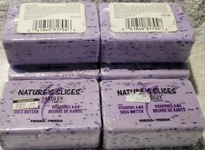RARO! De colección Yardley Of London Nature's Slices Freesia Lavanda 4oz. Lote 6 Jabones Bar