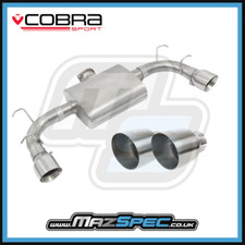 Silenciador trasero Mazda MX5 MK3 escape Cobra Sport MZ06 Perf puntas TP34 - NC 06-15