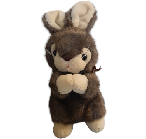 Ace Novelty Plush Parade Fudge Bunny Rabbit Brown Cream Stuffed Animal ...