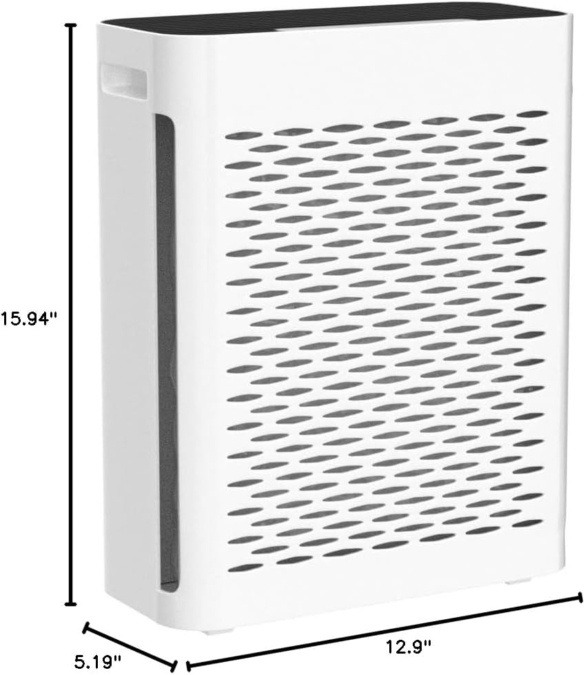 Powerful H13 True HEPA Air Purifier for Large Rooms and Bedrooms