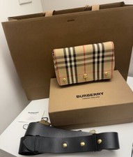 BURBERRY Classic The Check Small Shoulder Bag...