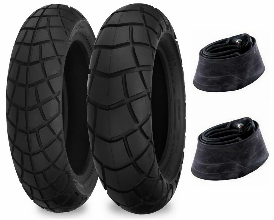 Shinko 130/80-18 & 180/80-14 Front & Rear SR428 Tires & Tubes 87-15 Yamaha TW200 - Bild 1 von 1