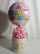 KelliLoons A Baby Girl Ceramic Kelliloon Welcome Newborn CANDIES ChildShowerPINK