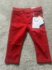 9 Months Red Trousers