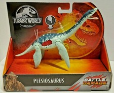 jurassic world battle damage plesiosaurus dinosaur action figure