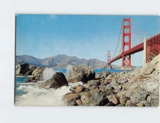 Postcard Golden Gate Bridge, San Francisco, California