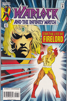 WARLOCK AND THE INFINITY WATCH Vol. 1 #37 February 1995 MARVEL Comics - Drax