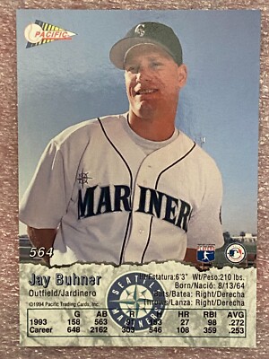 1994 Pacific #564 Jay Buhner Seattle Mariners | eBay
