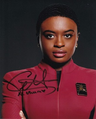 CELIA ROSE GOODING signed Autogramm 20x25cm STAR TREK in Person autograph COA