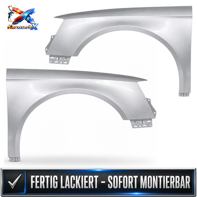Kotflügel VW Passat B6 LA7W Links + Rechts Reflexsilber vorne lackiert 2005-2010