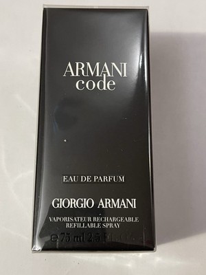 Giorgio Armani Code Eau de Parfum Refillable Spray 2.5 fl oz