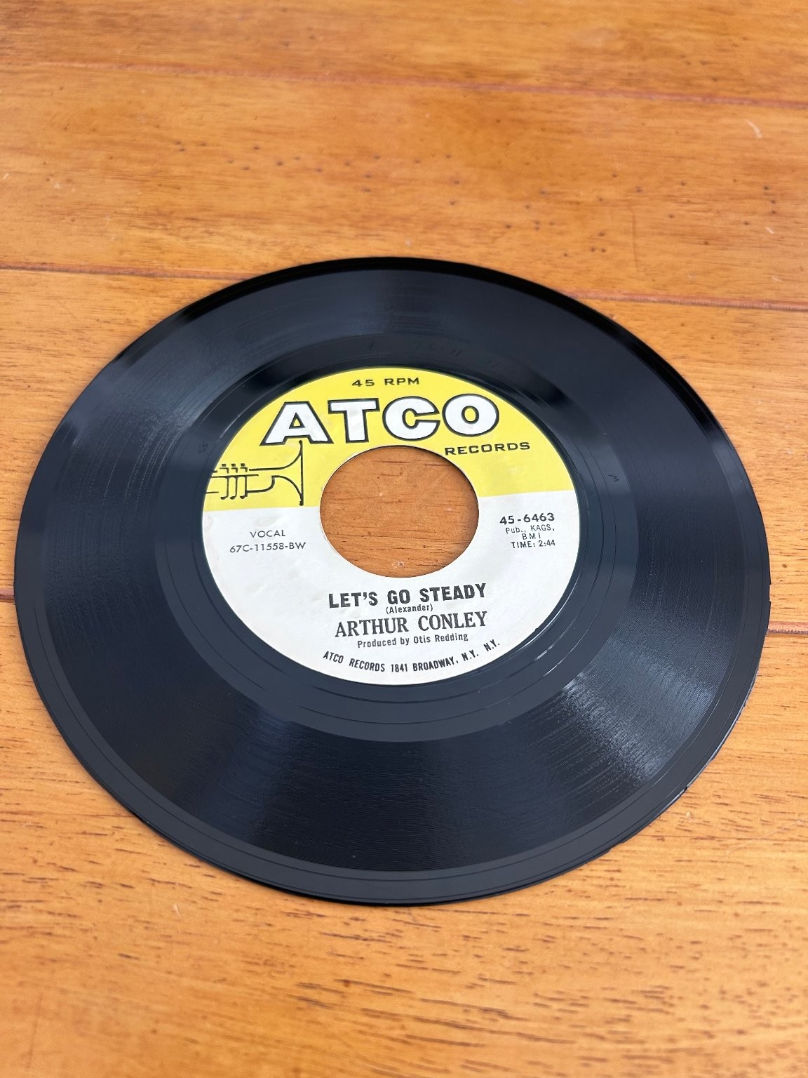 Arthur Conley - Sweet Soul Music 7" Single 1967 ATCO Soul Funk 45 RPM