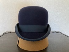 Navy blue saddleseat derby size 6 7/8