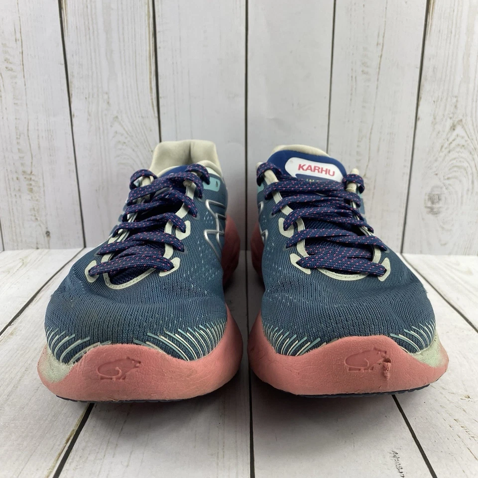 Karhu Ikoni Ortix 2.5 Blue Pink Athletic Running Shoes Women’s Size 10 Sneakers - Image 4 of 4