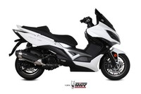 Mivv Komplett-Auspuff Inox Racing Urban Kymco Xciting 400 2013-2016