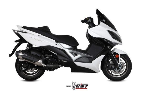 Mivv Komplett-Auspuff Inox Racing Urban Kymco Xciting 400 2013-2016-image