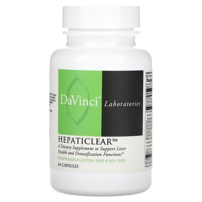 2 X DaVinci Laboratories, Hepaticlear�, 60 Capsules