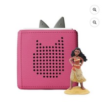 Tonies Disney Toniebox Audio Player Starter Set with Moana, for Kids 3 , Pink