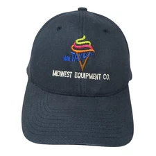 Taylor Midwest Equipment Co. Fitted Baseball Cap Blue XL 6 Panel Flexfit Yupoong