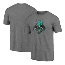 Men's Gray New York Liberty Distressed Team Tri-Blend T-Shirt