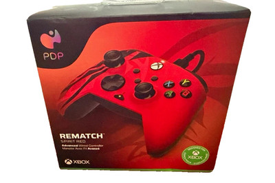 PDP XBOX POP REMATCH SPIRIT RED ADVANCED WIRE CONTROLLER FOR XBOX