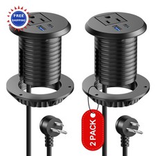 Desktop Power Grommet 2 inch USB C PD 20W Fast Charging Station Desk Hole