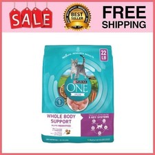 Purina ONE Plus Whole Body Support With Chicken Dry Cat Food, 22 lb Bag