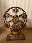 Vintage Rare 1930's J.Chein Tin Litho Hercules Ferris Wheel Wind-Up Toy